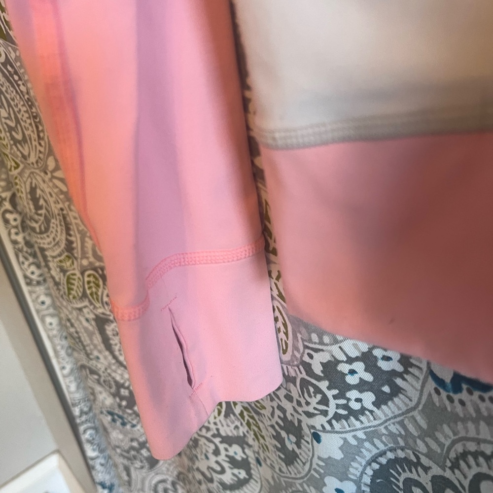 Lululemon Athletica Pink and Gray Full Zip Jacket - Picture 6 of 6